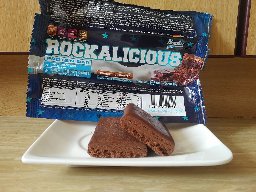 Rockalicious-Proteinriegel-Konsistenz